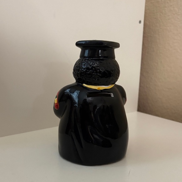 Vintage | Ceramic College Fund Graduate Piggy Bank - Black Cap & Gown Figure - Picture 3 of 5